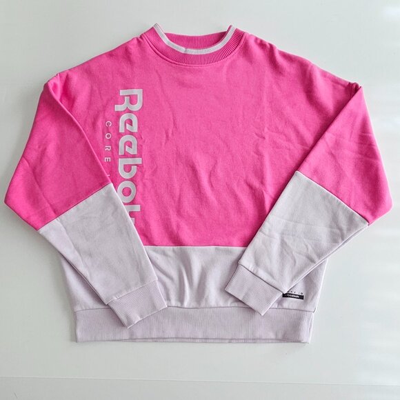 REEBOK Fleece Crew Sweatshirt - Picture 2 of 8